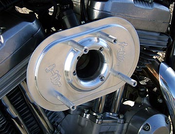 Air Hammer Air Cleaner from HAMMER PERFORMANCE, 91-Up Sportster IMPACT 2 Inch Centered