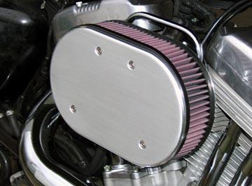 Air Hammer Air Cleaner from HAMMER PERFORMANCE, 91-Up Sportster 2 Inch Centered