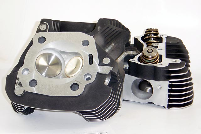 HAMMER PERFORMANCE CRUSH CNC Ported XR1200 Sportster Cylinder Heads
