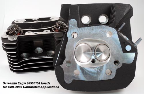 Screamin Eagle 16500164 Heads for Harley Davidson XL Sportster and Buell Models