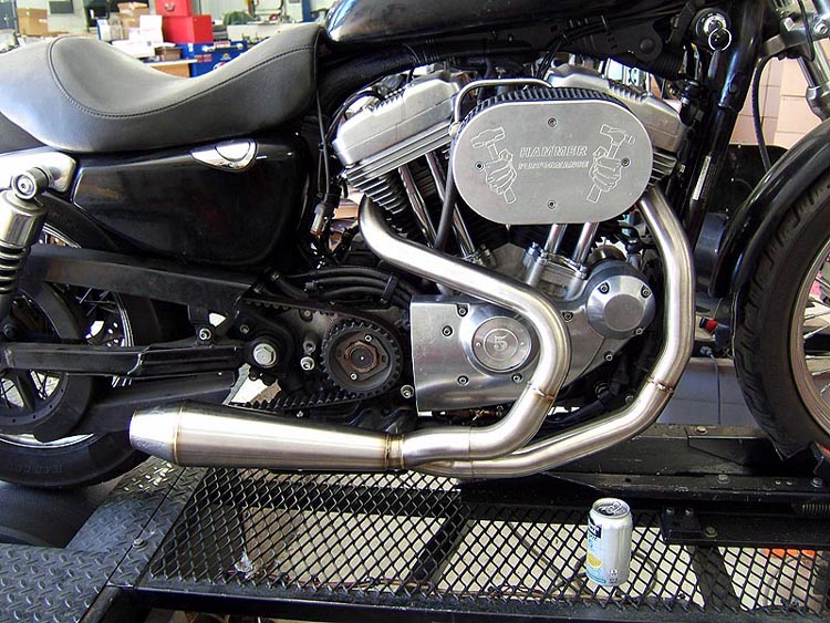 Two Bothers Comp-S 2014+ two into one Sportster exhaust system