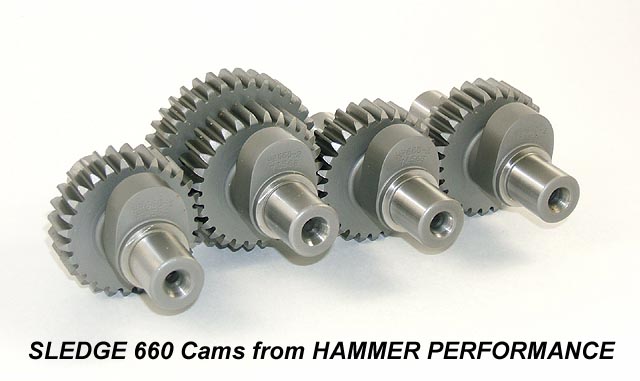 HAMMER PERFORMANCE Sledge 660 Cams for Harley Davidson Sportster and Buell Models